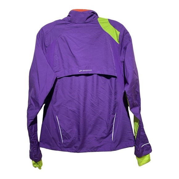 Women’s Brooks Zip Front Lightweight Running Jacket Size M - Picture 3 of 4